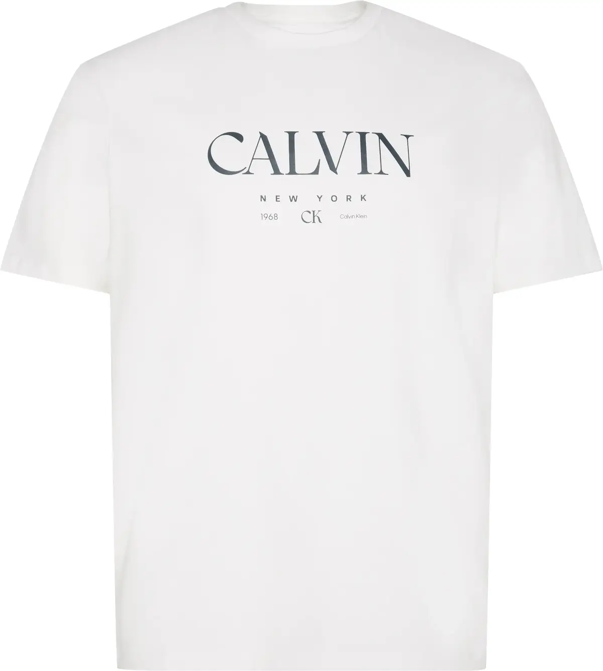 Calvin Klein SS 20S LN CALVIN GRAPHIC TEE Erkek Beyaz T-Shirt