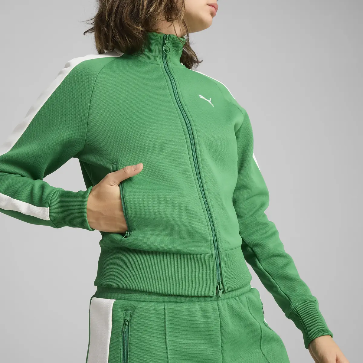 Puma T7 Jacket Yeşil Kadın Ceket