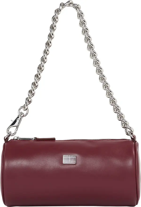 Tommy Hilfiger TJW CHAIN SHOULDER B, XIU Bordo Kadın Çanta & Cüzdan
