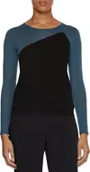Calvin Klein CLRBLOCK EXTRA FINE Kadın Yeşil Kazak