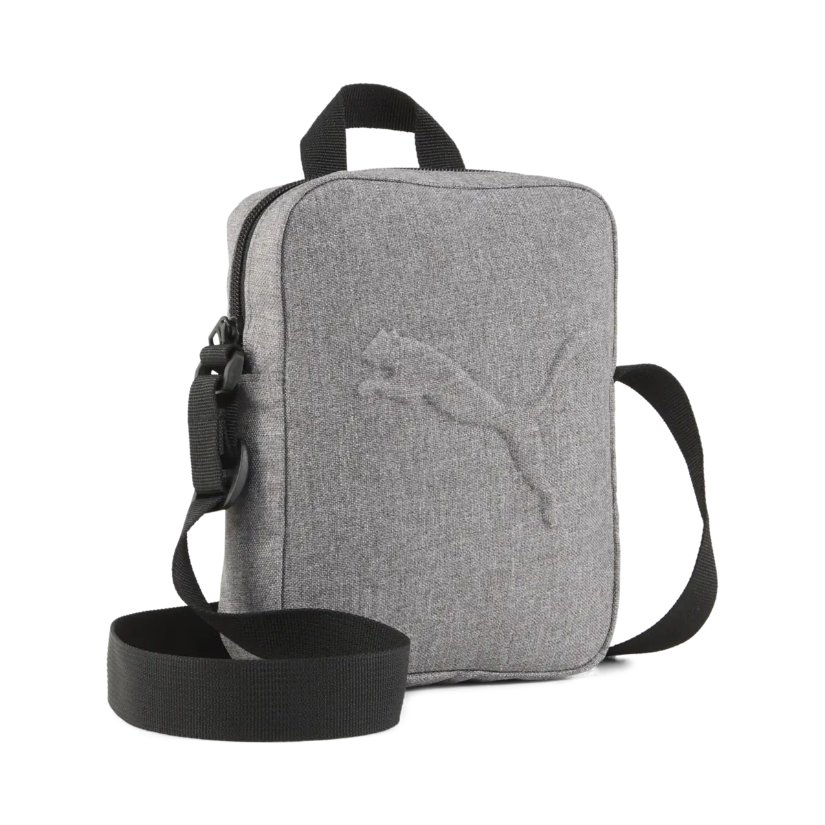 PUMA BUZZ HEATHER Portable Gri Omuz Çantası