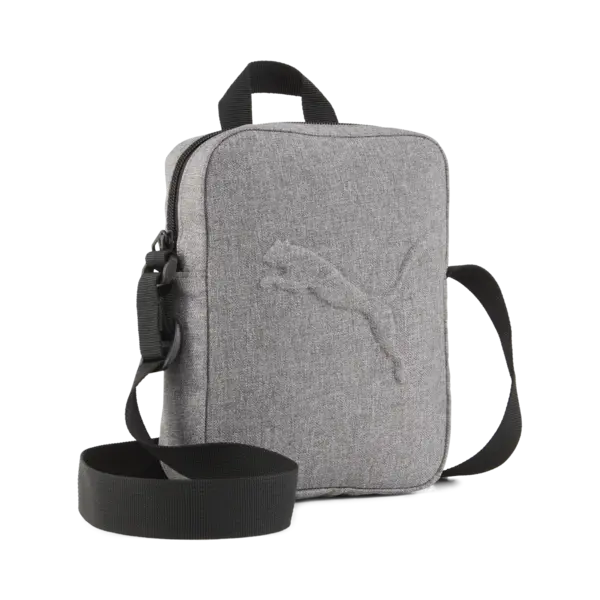 PUMA BUZZ HEATHER Portable Gri Omuz Çantası