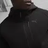 PUMATECH FZ Hoodie DK Siyah Erkek Fermuarlı Ceket