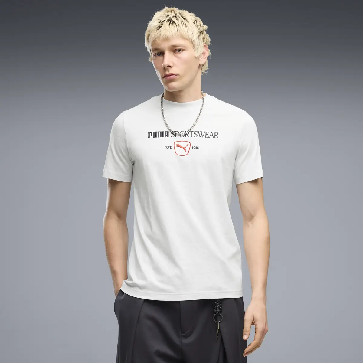 PUMA PUMA CLASS Graphic Tee Beyaz Erkek T-Shirt