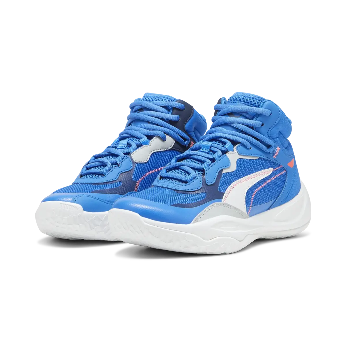 Puma Playmaker Pro Mid JR Mavi Erkek Çocuk Basketbol Ayakkabısı