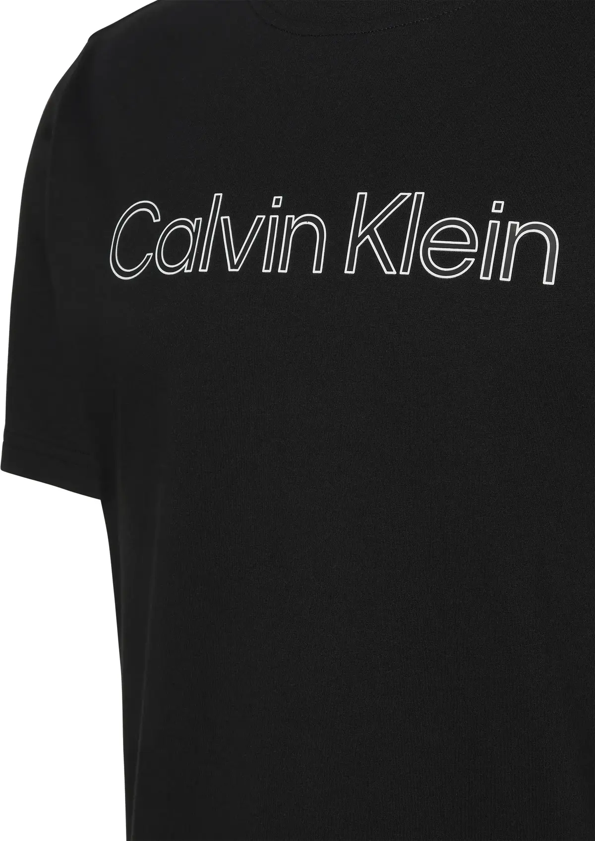 Calvin Klein PW - GRAPHIC S/S T-S, UB1 Siyah Erkek T-Shirt & Polo