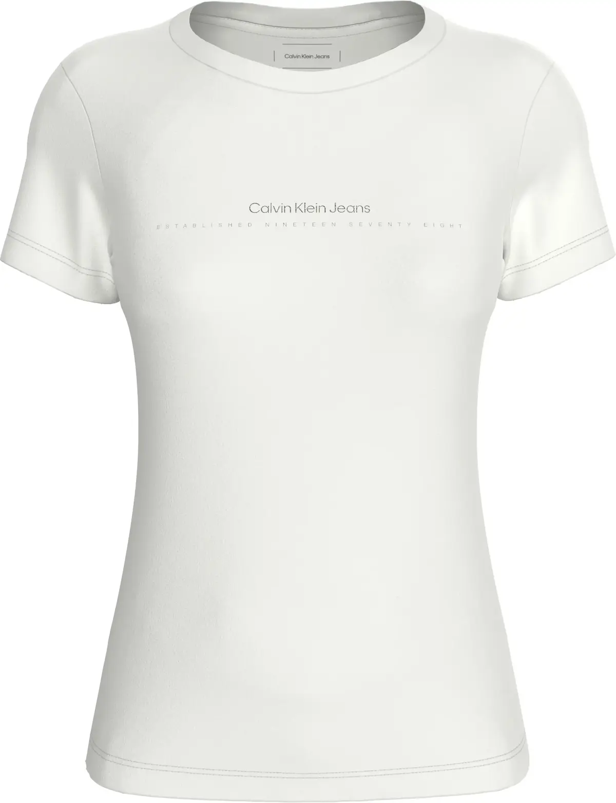Calvin Klein INSTITUTIONAL GRAPHI, YAF Beyaz Kadın T-Shirt & Polo