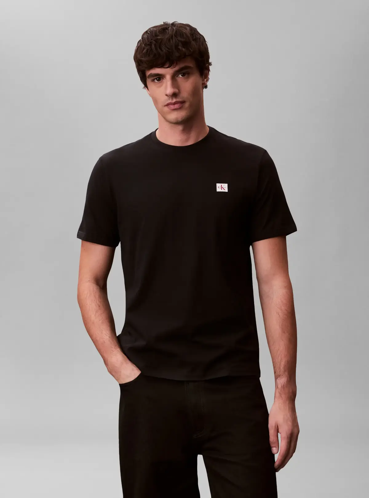 SS WOVEN LABEL TEE 2, 3GE