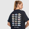 New Balance UNT3409 Lacivert Kadın T-Shirt