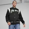Puma TEAM FOR THE FANBASE Varsity Jacket Siyah Erkek Sweatshirt