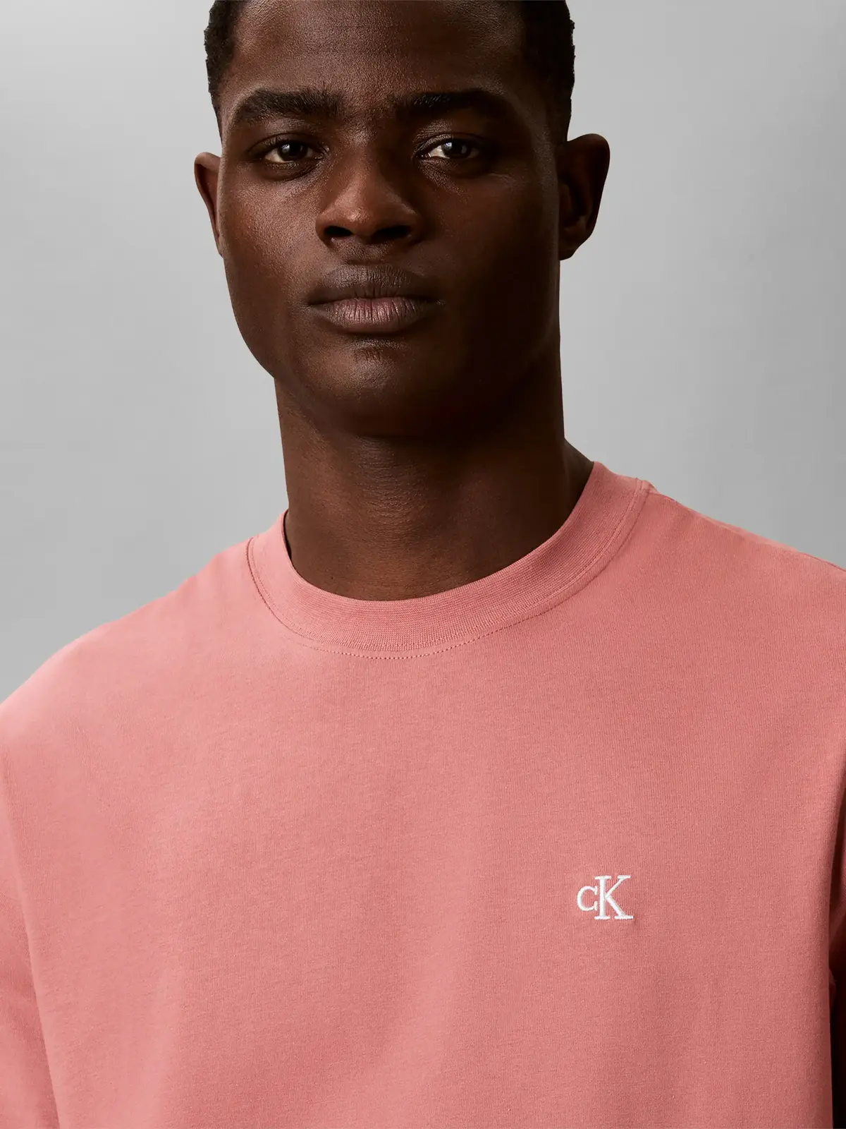 Calvin Klein SS EASY MONOGRAM TEE, GDA Pembe Erkek T-Shirt