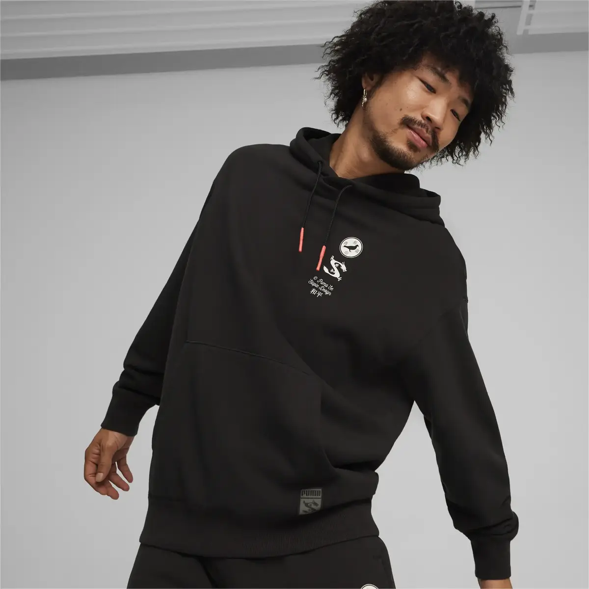 PUMA X STAPLE Graphic Hoodie Siyah Erkek Sweatshirt