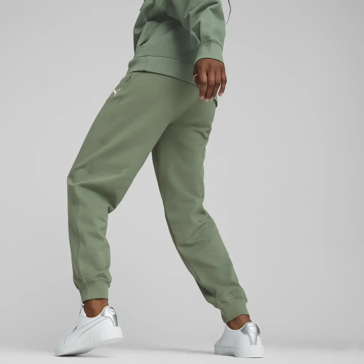 Puma HER High-Waist Pants TR Yeşil Kadın Eşofman Altı