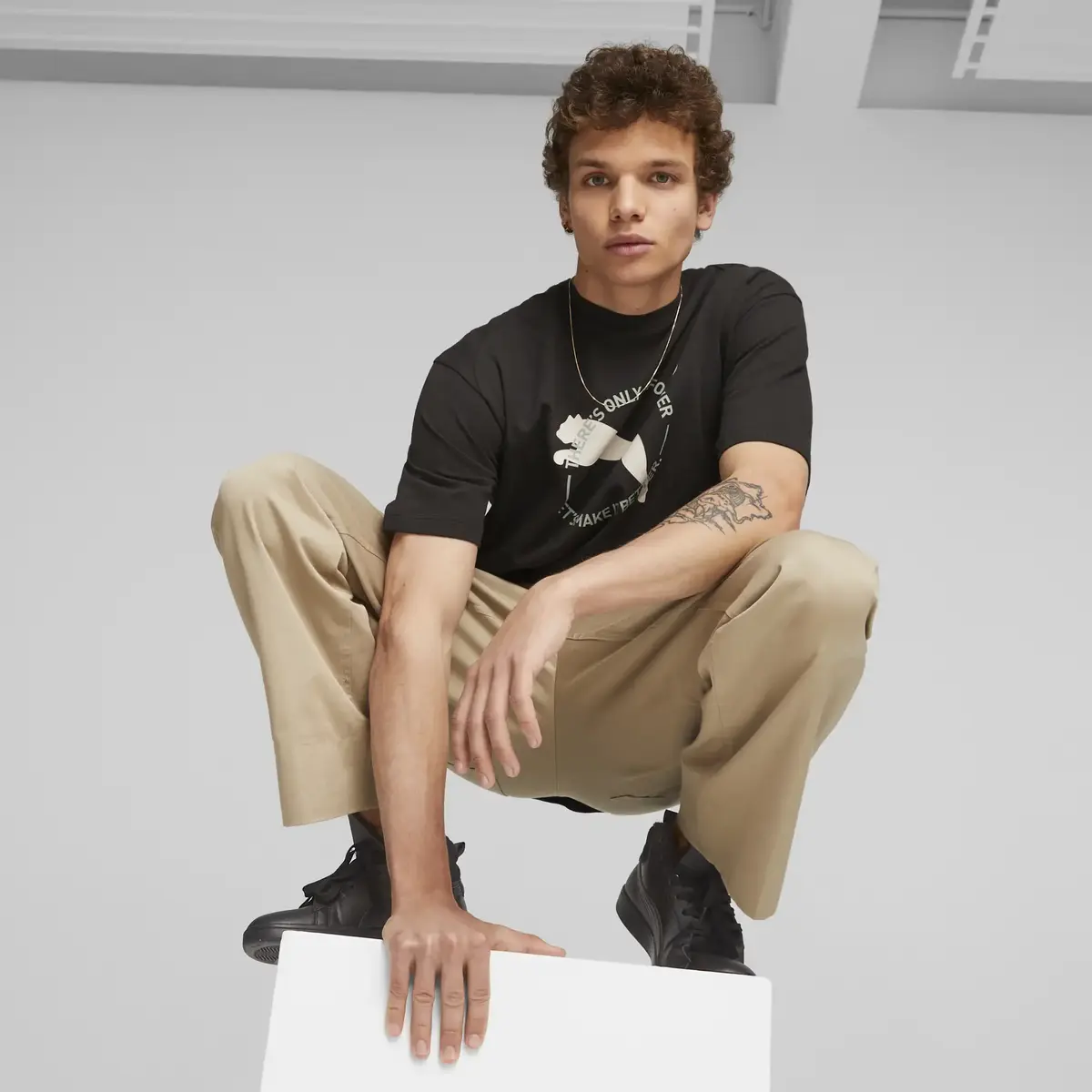 Puma BETTER SPORTSWEAR Tee Siyah Erkek T-Shirt & Polo