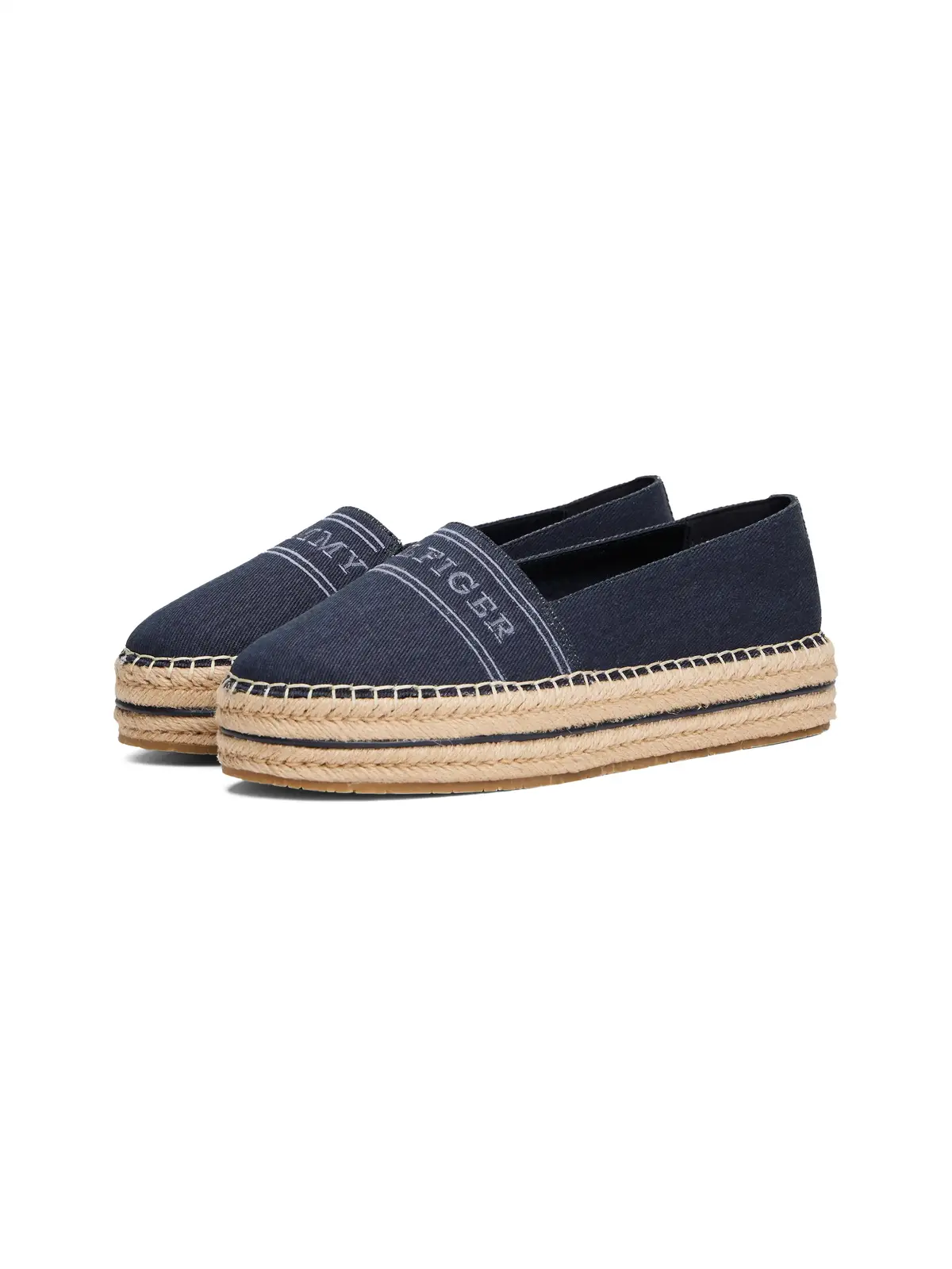 Tommy Hilfiger DENIM PLATFORM ESPAD Mavi Kadın Ayakkabı-Bot