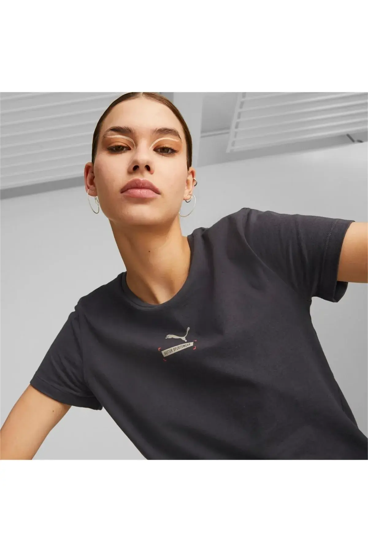 Puma Better Tee Phantom Siyah Kadın T-Shirt