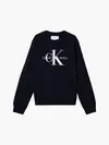 Calvin Klein CORE MONOLOGO SWEATS Kadın Siyah Sweatshirt