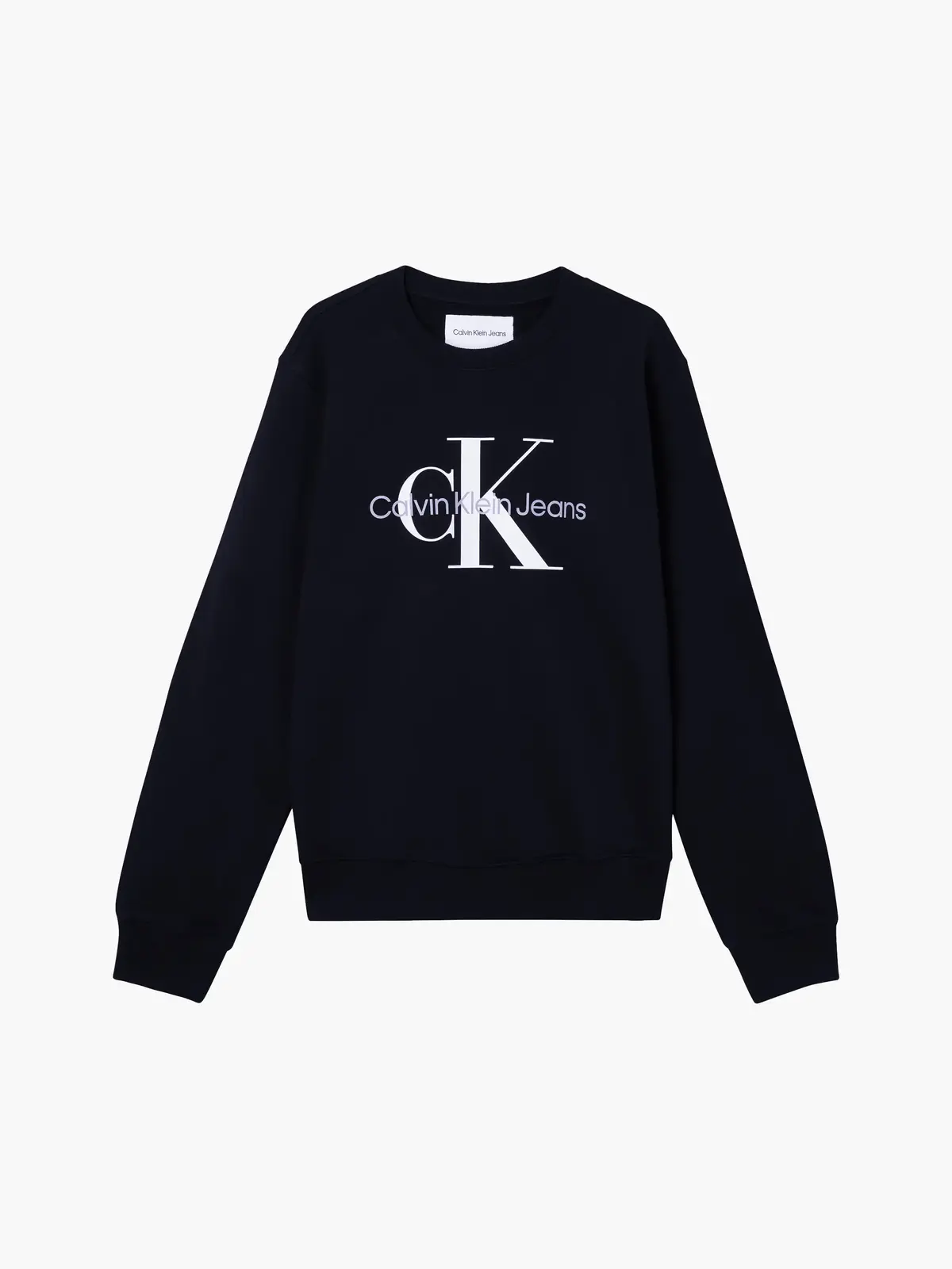 Calvin Klein CORE MONOLOGO SWEATS Kadın Siyah Sweatshirt