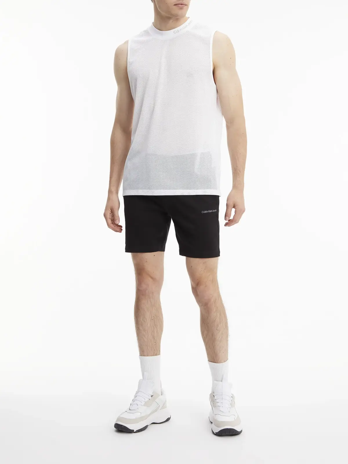 Calvin Klein SKINNY JOGGER CHINO Erkek Siyah Şort