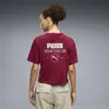 PUMA PUMA CLASS Relaxed Tee Kırmızı Kadın T-Shirt