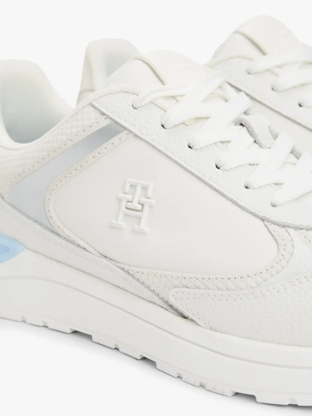 Tommy Hilfiger CASUAL FASHION RUNNE, 0LH Beyaz Kadın Spor Ayakkabı & Sneaker