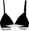 Tommy Hilfiger RP TRIANGLE Kadın Siyah Bikini Üst