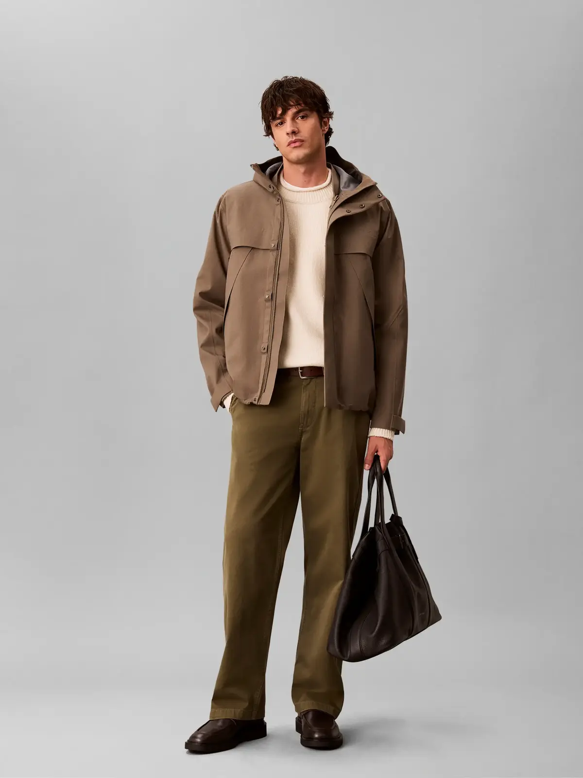 Calvin Klein LS 3-IN-1 3L TECH SH, PAY Yeşil Erkek Ceket