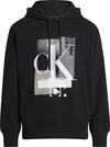 Calvin Klein CONNECTED LAYER LAND Erkek Siyah Hoodie