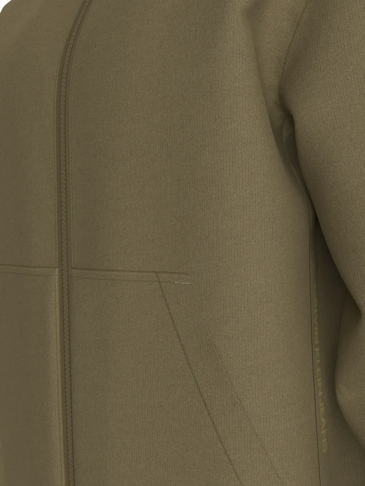 Calvin Klein LOGO TAPE ZIP THROUG, LFF Kahverengi Erkek Sweatshirt