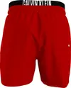 Calvin Klein MEDIUM DOUBLE WAISTB Erkek Kırmızı Deniz Şortu