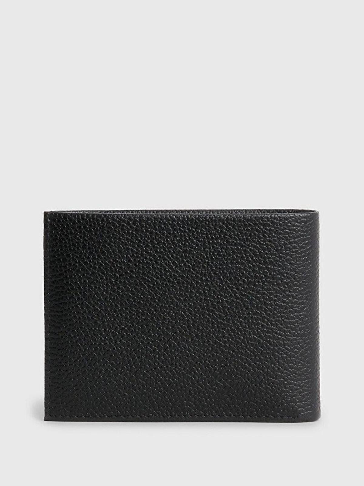 Calvin Klein Wallet WARMTH TRIFOLD 10CC W/COIN L Siyah Erkek Cüzdan