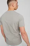 Puma ESS ELEVATED Embroidered Tee Gri Erkek T-Shirt