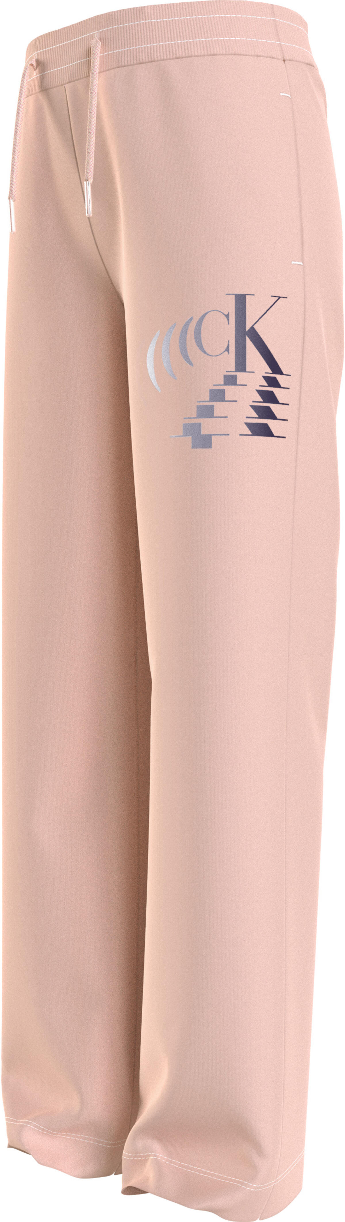 Calvin Klein MONOGRAM SWEATPANTS Kadın Pembe Eşofman Altı