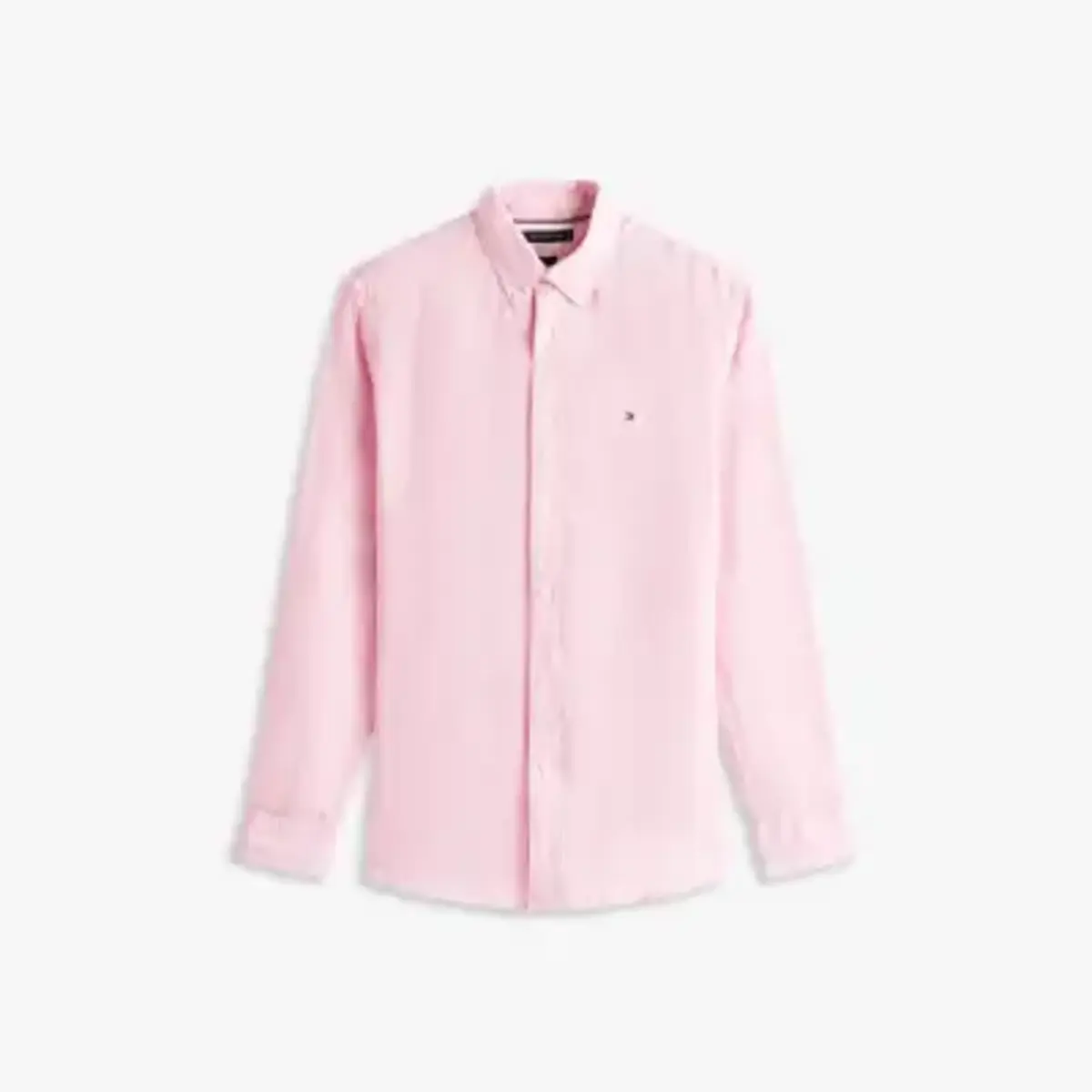 Tommy Hilfiger PIGMENT DYED LI SOLI, TOL Pembe Erkek Gömlek