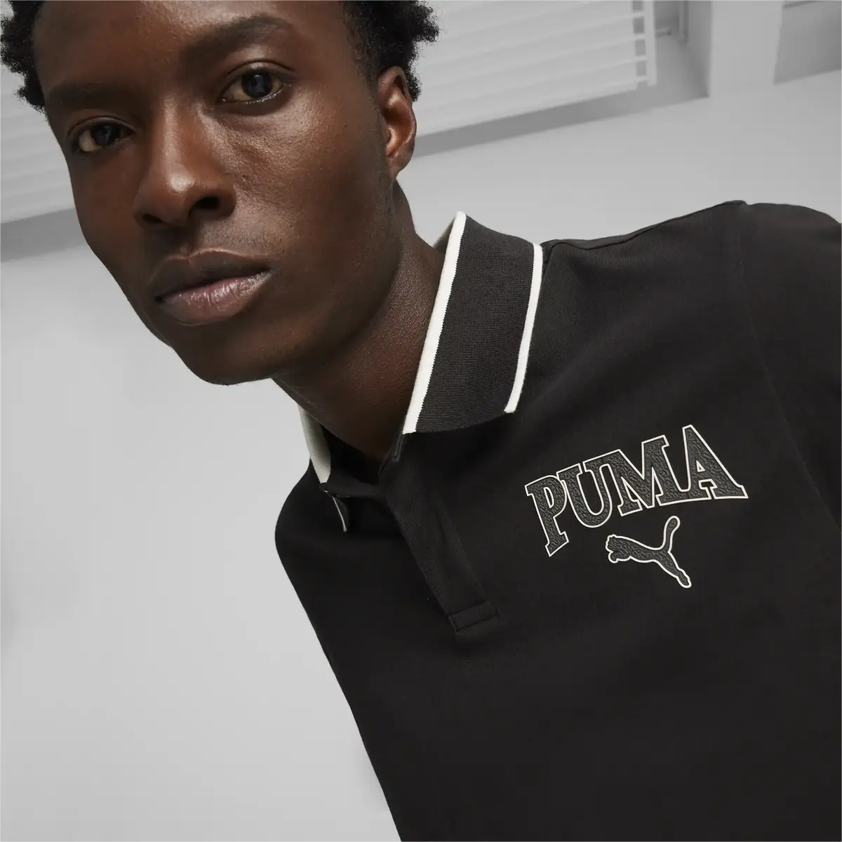 Puma SQUAD Polo Siyah Erkek Polo T-Shirt
