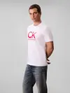 Calvin Klein SS 30S EU CK CALVIN Beyaz Erkek Tişört