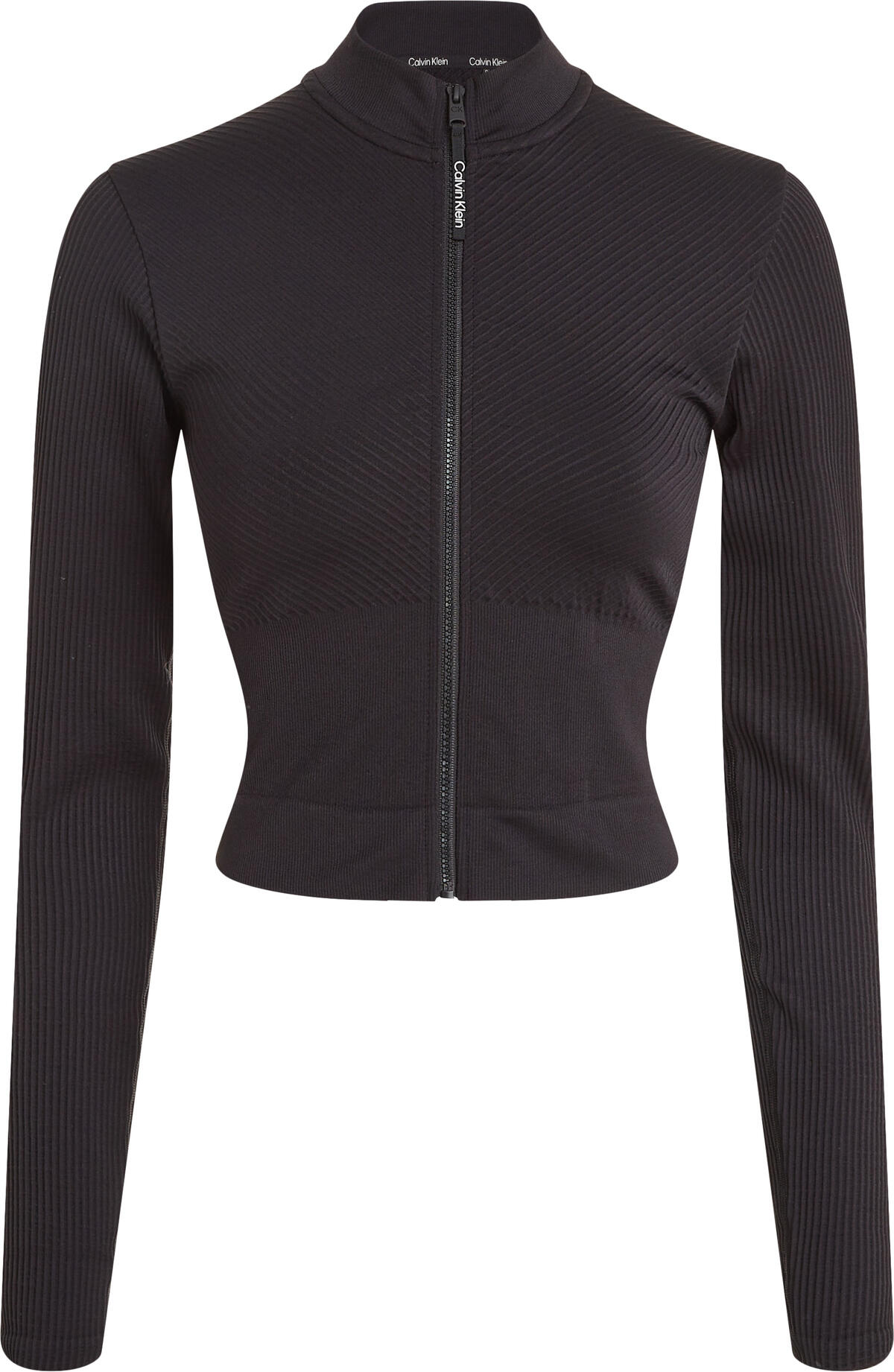 Calvin Klein WO - Seamless Full Z Kadın Siyah Fermuarlı Ceket