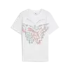 Puma BUTTERFLY VIBE Logo Tee Beyaz Kadın T-Shirt & Polo