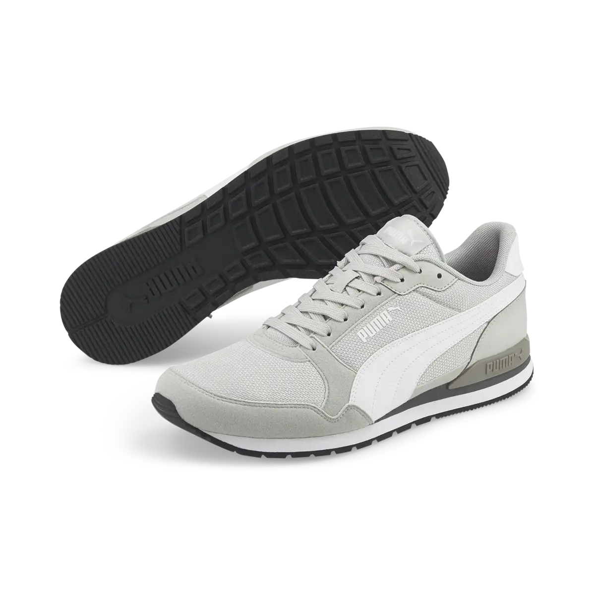 Puma ST Runner v3 Mesh Gri Erkek Günlük Spor Ayakkabı