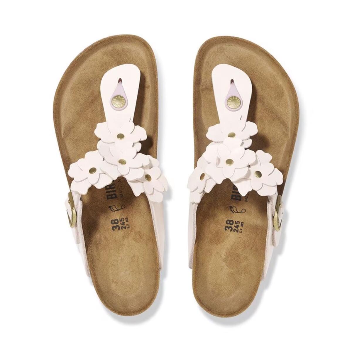 Birkenstock Gizeh Nu Beyaz Kadın Terlik