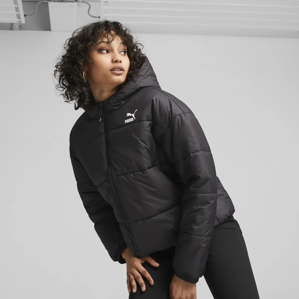 Puma Classics Padded Jacket Siyah Kadın Şişme Mont