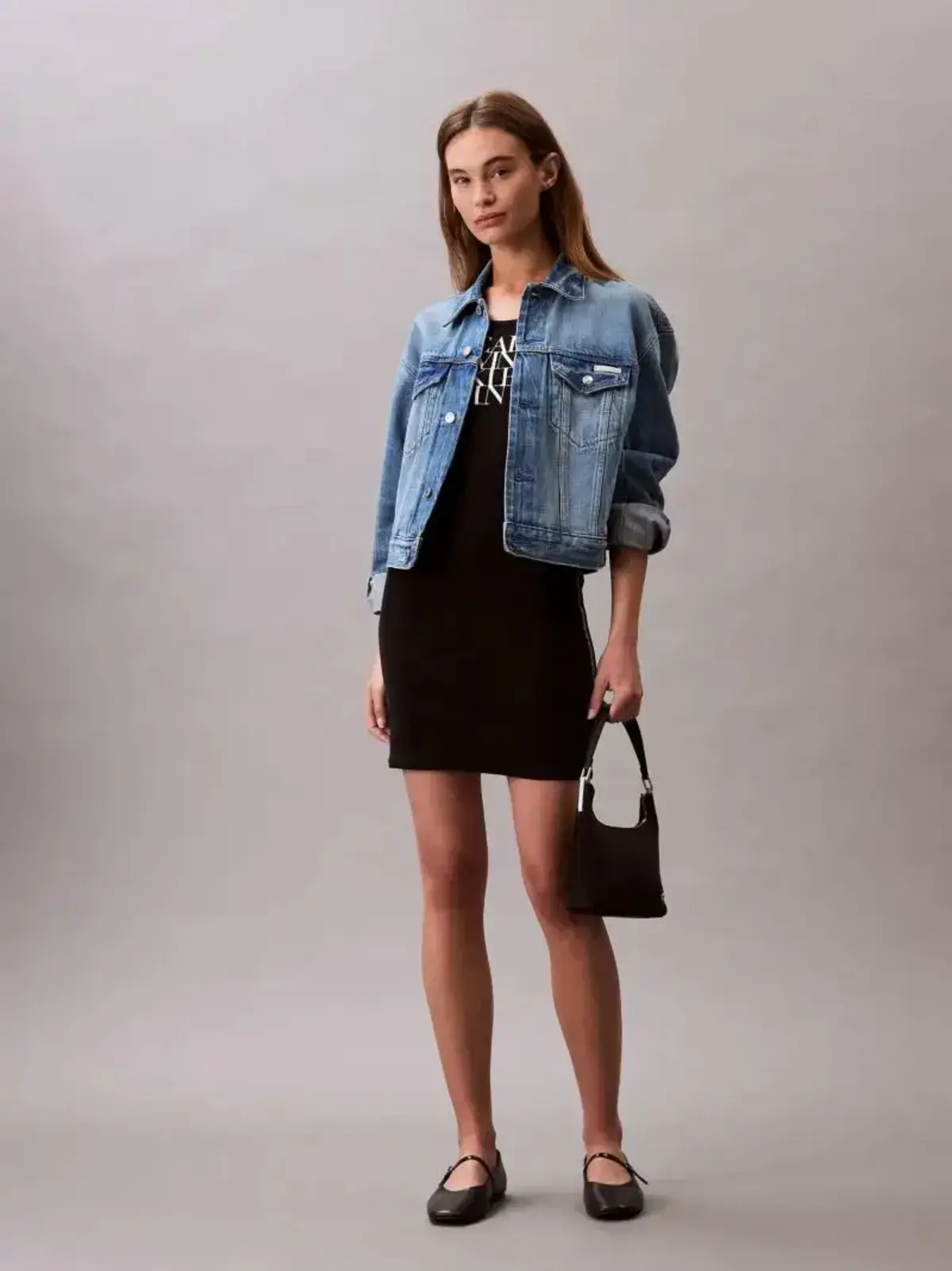 Calvin Klein SL COTTON 1X1 RIB TANK DRESS Siyah Kadın Elbise Calvin Klein SL COTTON 1X1 RIB TANK DRESS Siyah Kadın Elbise