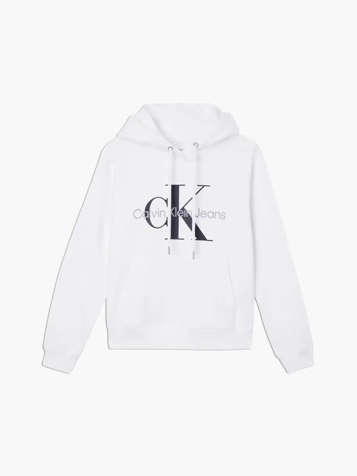Calvin Klein CORE MONOLOGO HOODIE Kadın Beyaz Hoodie