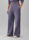 Calvin Klein BRUSHED FRENCH TERRY, C53 Mor Kadın Eşofman Altı