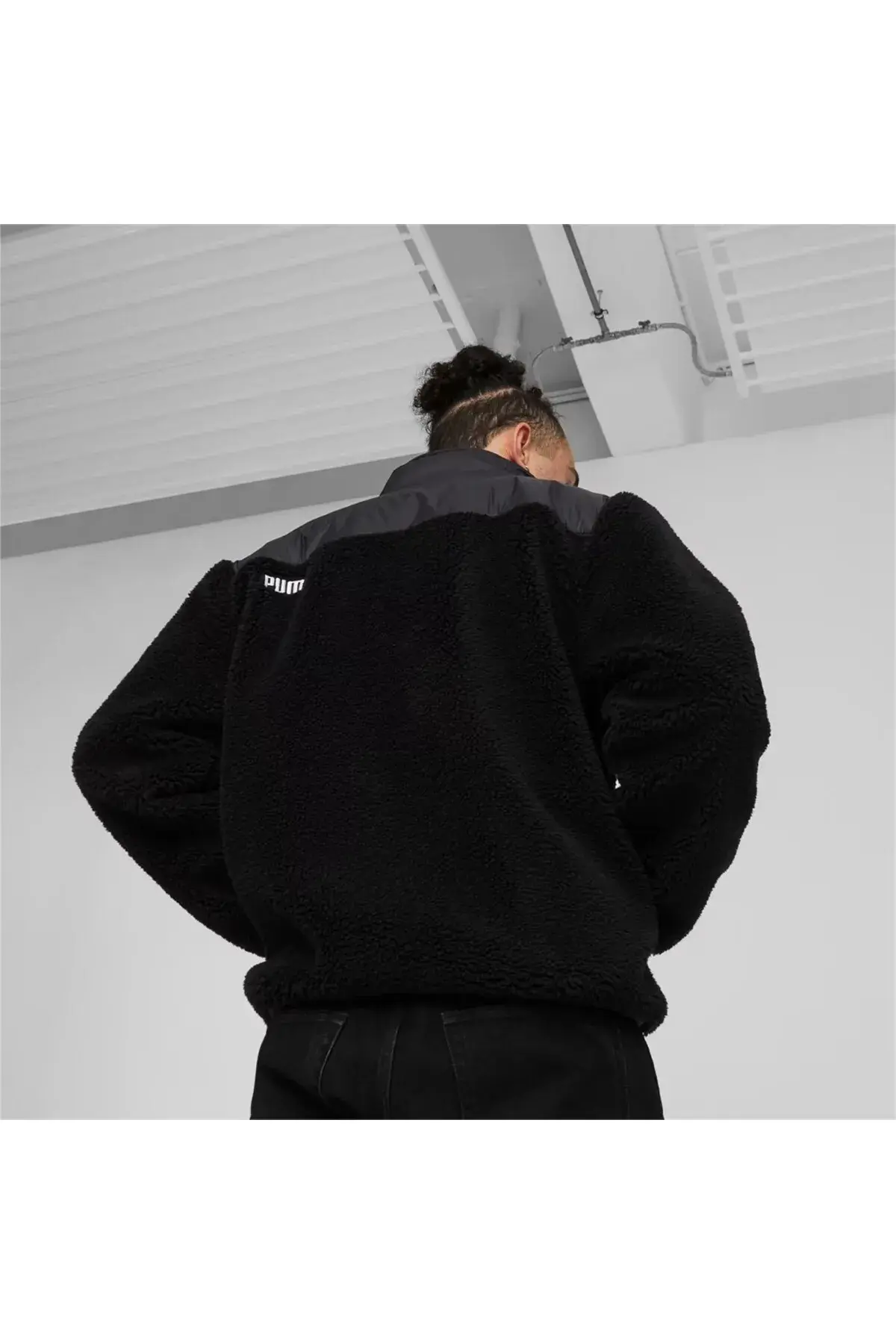 Puma Sherpa Hybrid Jacket Siyah Erkek Ceket