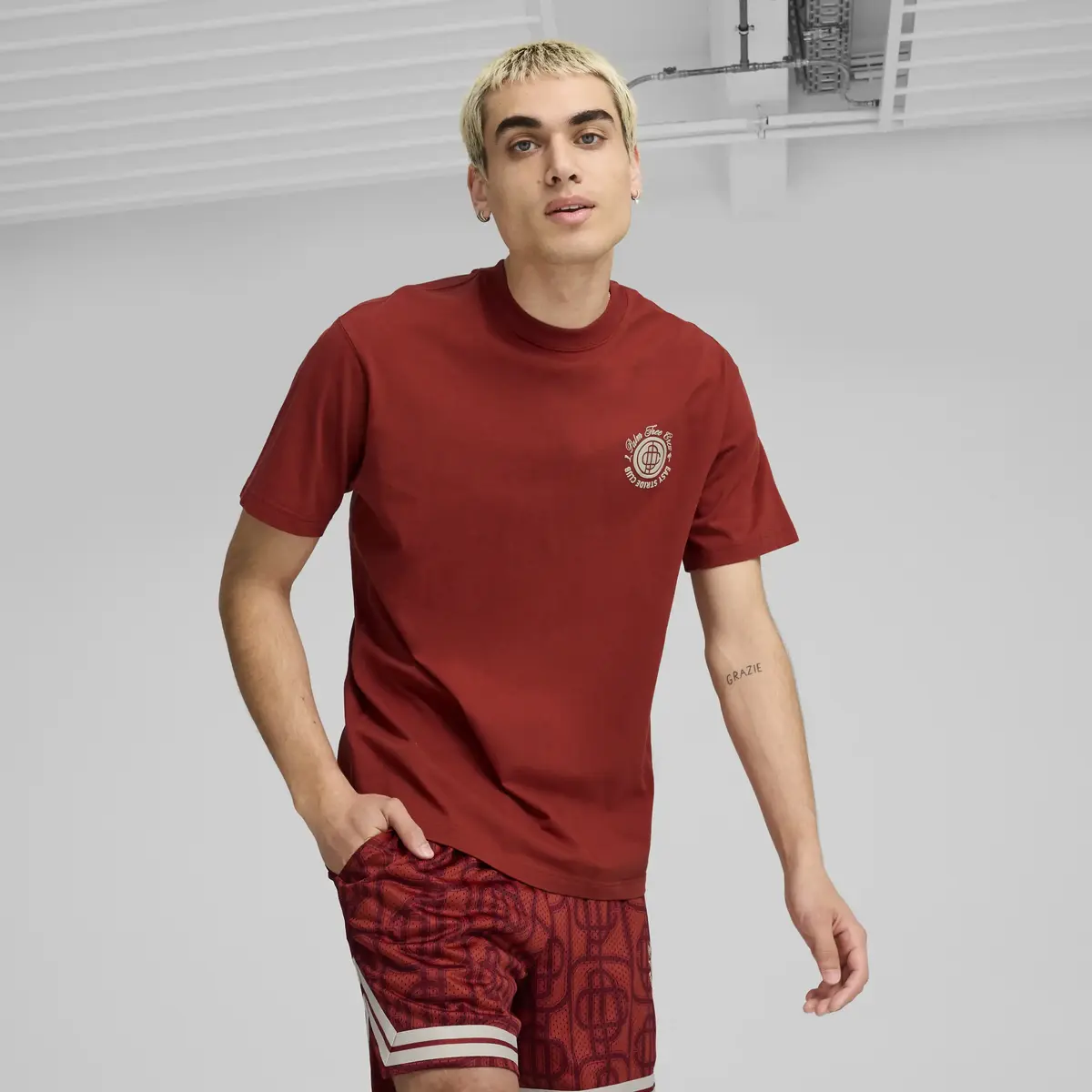 Puma X PTC Graphic Tee Kırmızı Erkek T-Shirt