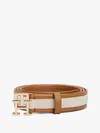 Tommy Hilfiger TH LOGO 2.5 CANVAS, GB8 Kahverengi Kadın Kemer