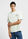 Calvin Klein SS 30S MICRO MONOLOGO GRAPHIC TE Yeşil Erkek Tişört