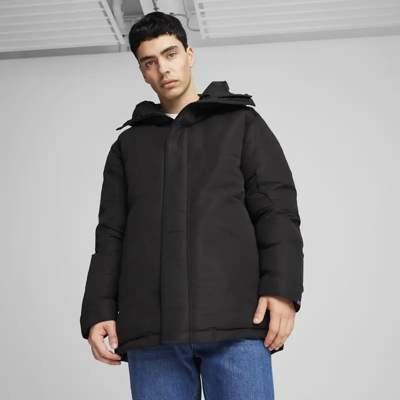 Puma BMW MMS LIFE JACKET Siyah Erkek Şişme Mont