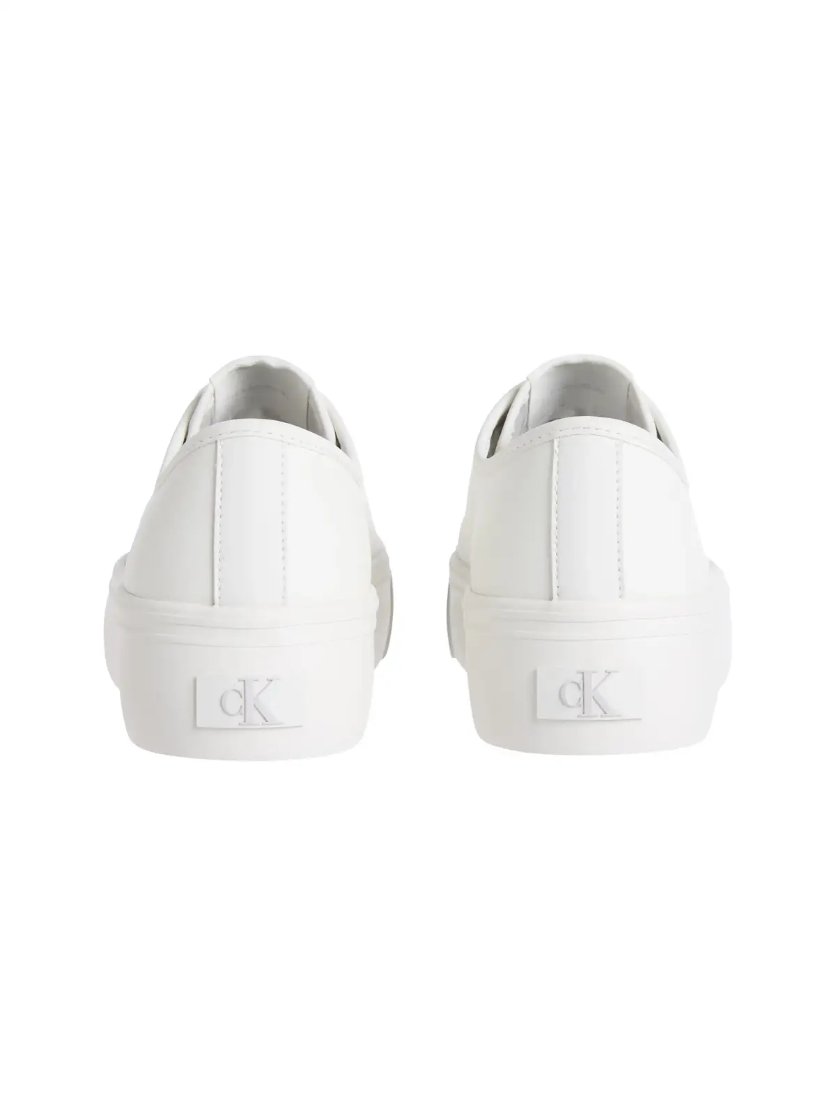 Calvin Klein VULC FLATF LACE UP LTH Kadın Beyaz Günlük Spor Ayakkabı